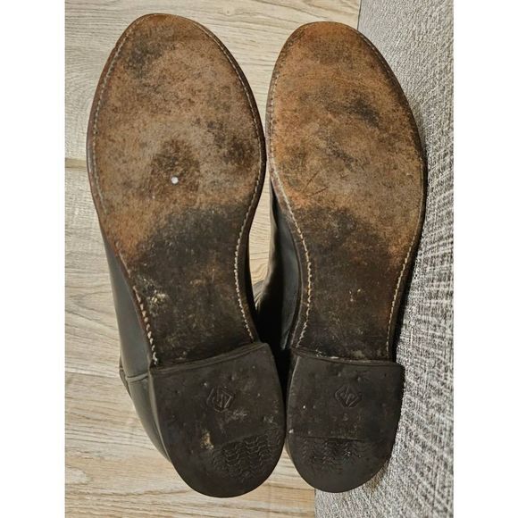 Justin Gray Roper Western Cowboy Boots Mens Size 7.5E Leather 3025 Pull-On - Picture 4 of 7